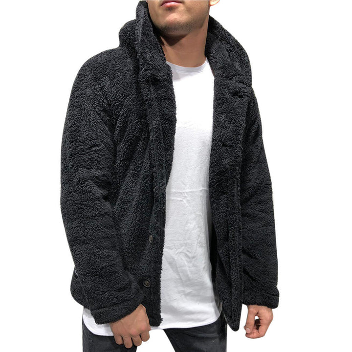 Locker Fleecejacke für Herren | Mit Kapuze