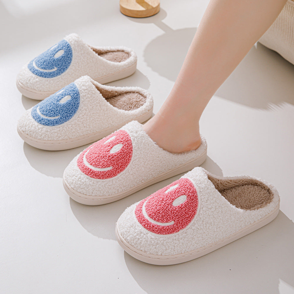 Unisex Smiley Gesicht weiche Hausschuhe | Innen
