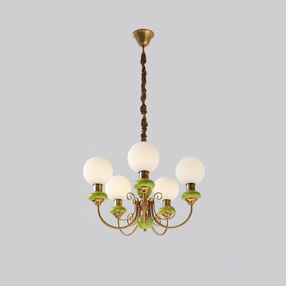Elegante Leuchten - Kreativer Art Déco-Kronleuchter