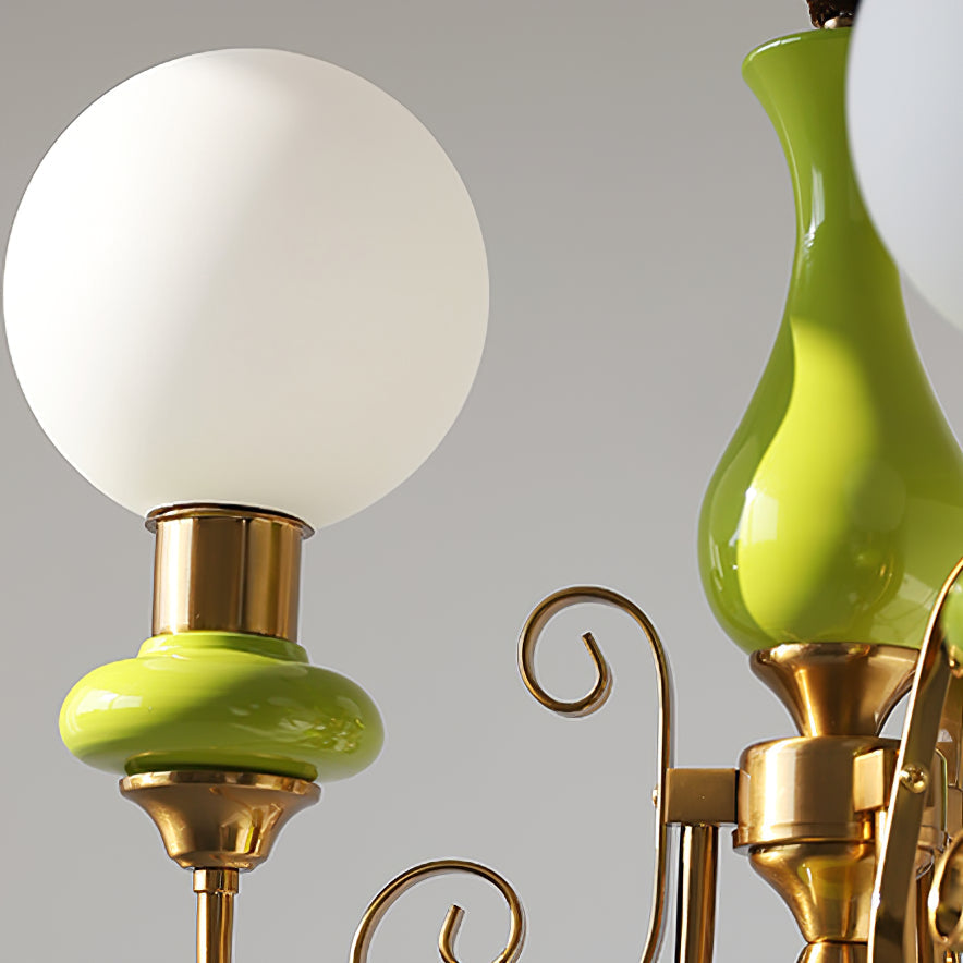 Elegante Leuchten - Kreativer Art Déco-Kronleuchter