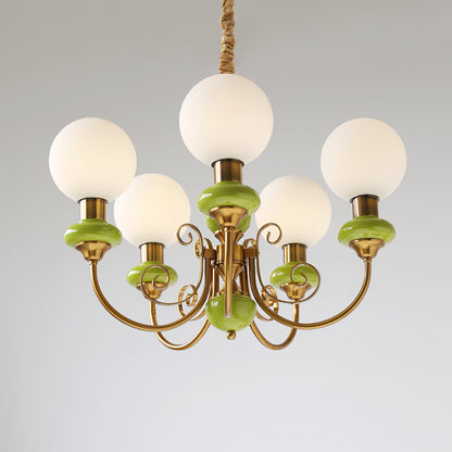 Elegante Leuchten - Kreativer Art Déco-Kronleuchter