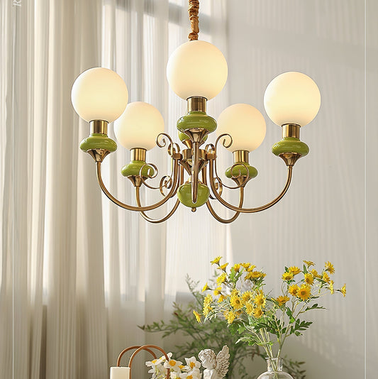 Elegante Leuchten - Kreativer Art Déco-Kronleuchter