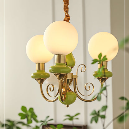 Elegante Leuchten - Kreativer Art Déco-Kronleuchter