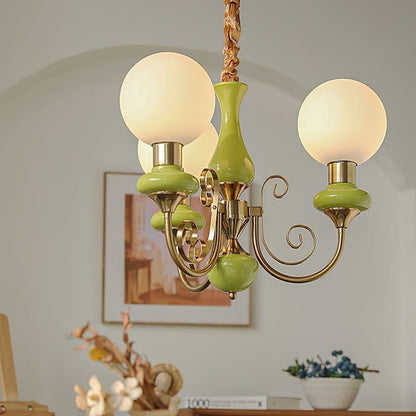 Elegante Leuchten - Kreativer Art Déco-Kronleuchter