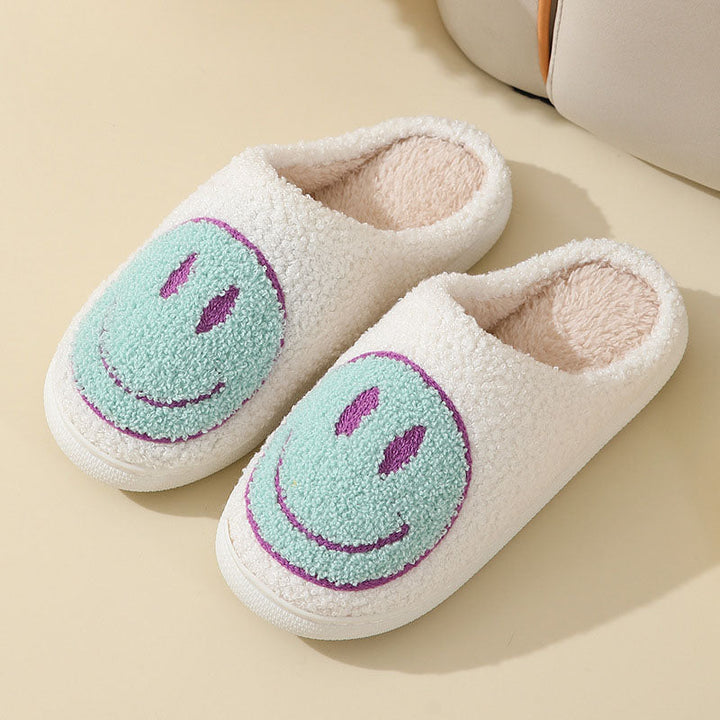 Unisex Smiley Gesicht weiche Hausschuhe | Innen