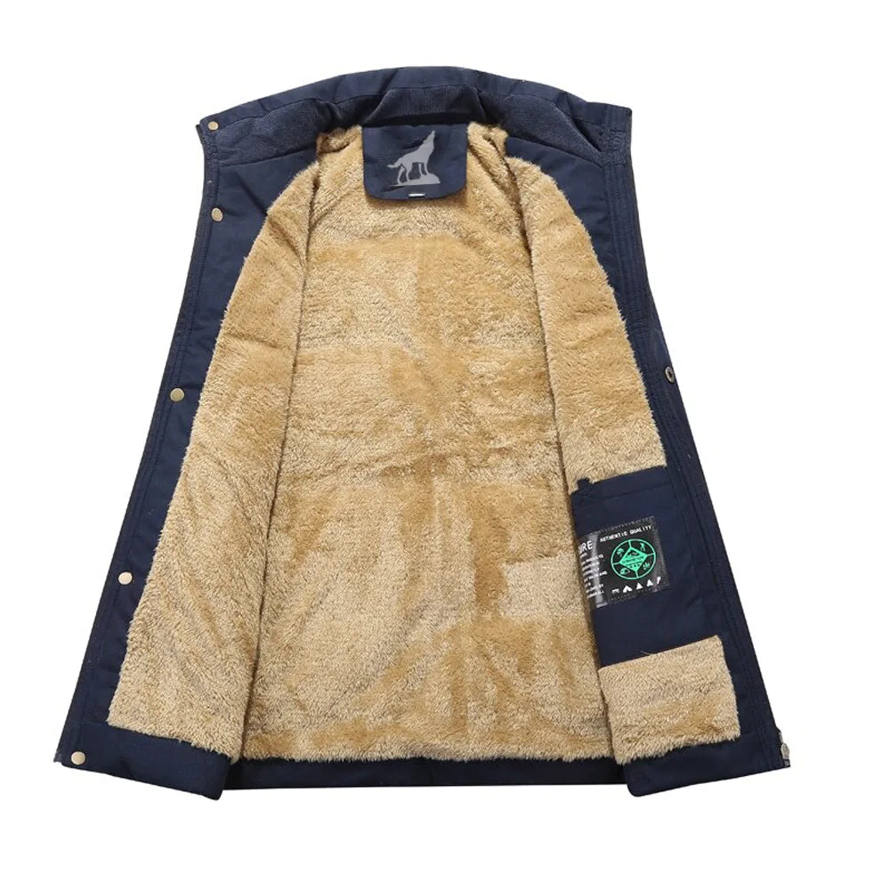 Herren Winter Parka | Abnehmbare Haube
