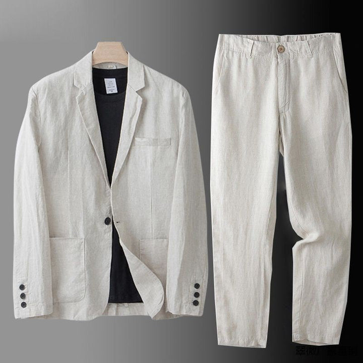 Herren Lässig 2-Teiliges Hochzeitsgast Anzug Set | Leichtes