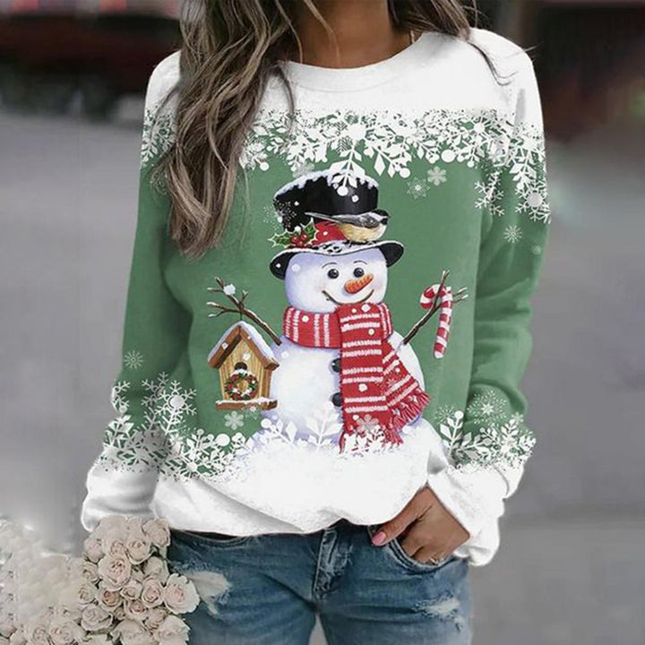 Weihnachtspullover Damen | Schneemann