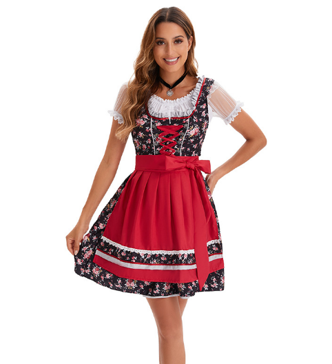 Damen Modernes Oktoberfest Dirndl Kleid