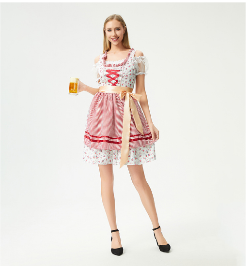 Damen Modernes Oktoberfest Dirndl Kleid