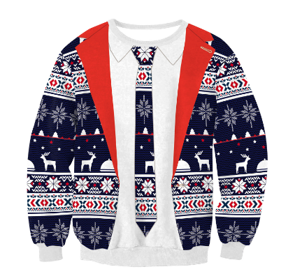 Ugly Xmas Pullover für Herren | Lustig