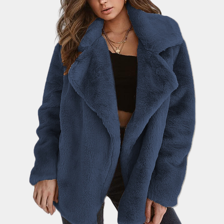 Damen Verfeinerter Winter Teddy Jacke | Warme