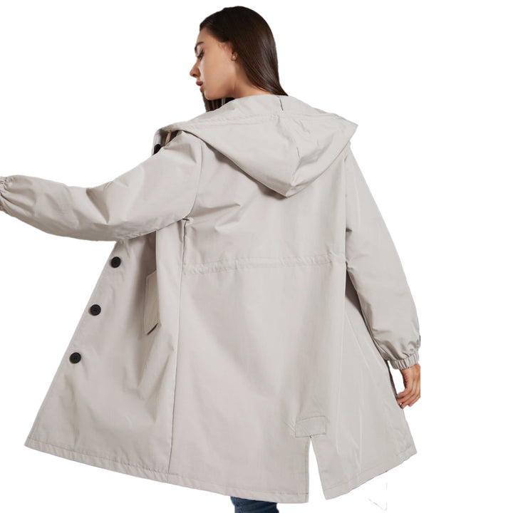 Damen Leichte Regenjacke mit Kapuze | Windjacke