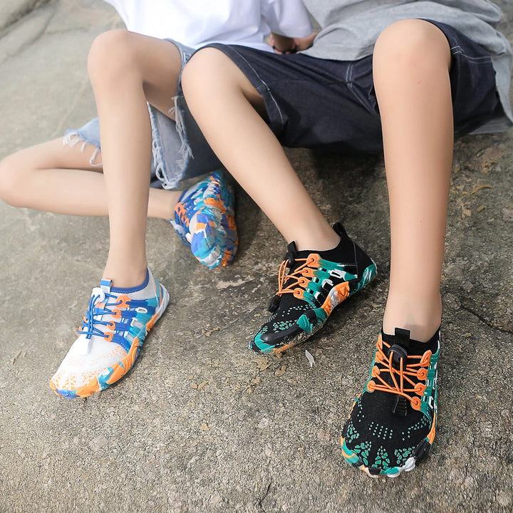 Wasserdichte Barfußschuhe Kinder | Schwimmen und Wandern