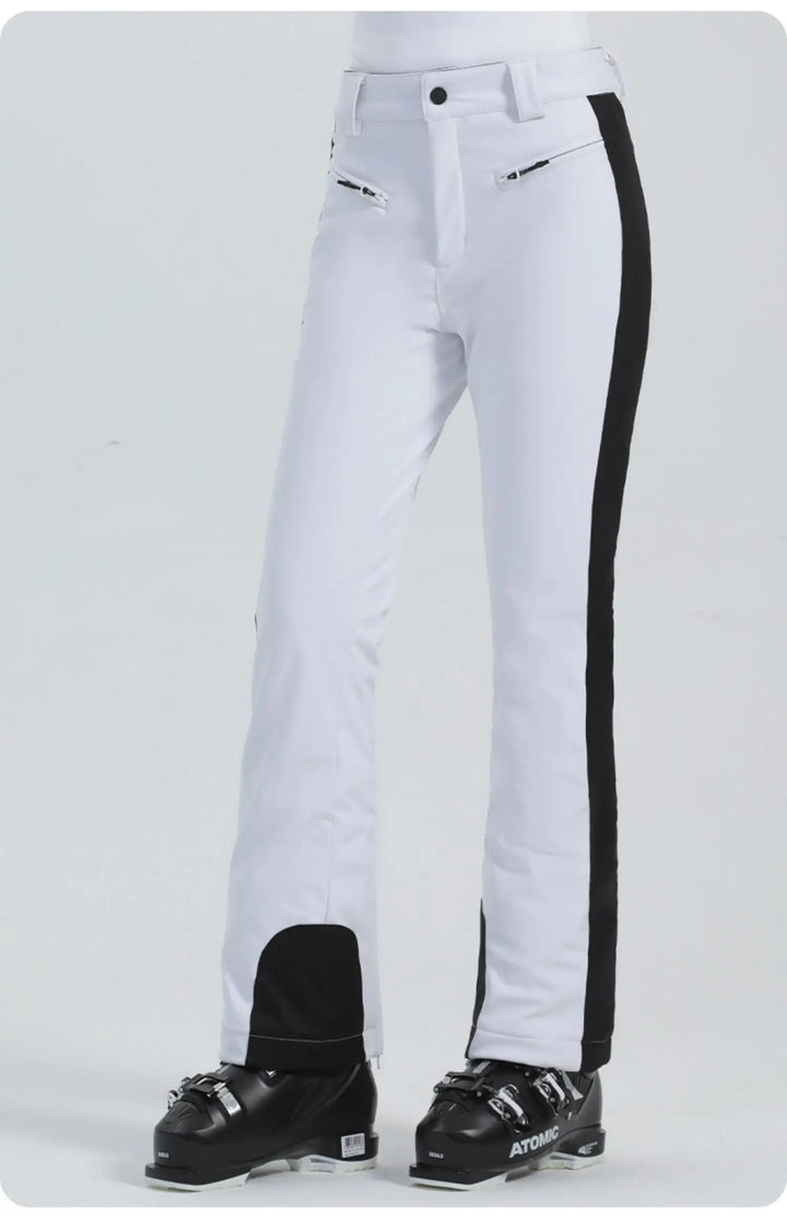 Schlanke Passform Skihose Damen | Hohe Taille