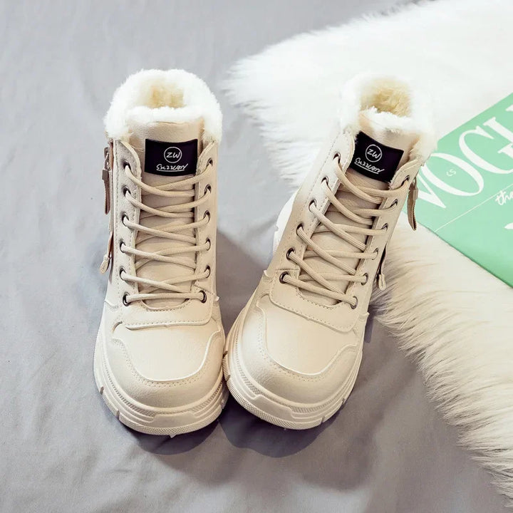 Plattform Winterstiefel Damen | Hoher Schaft