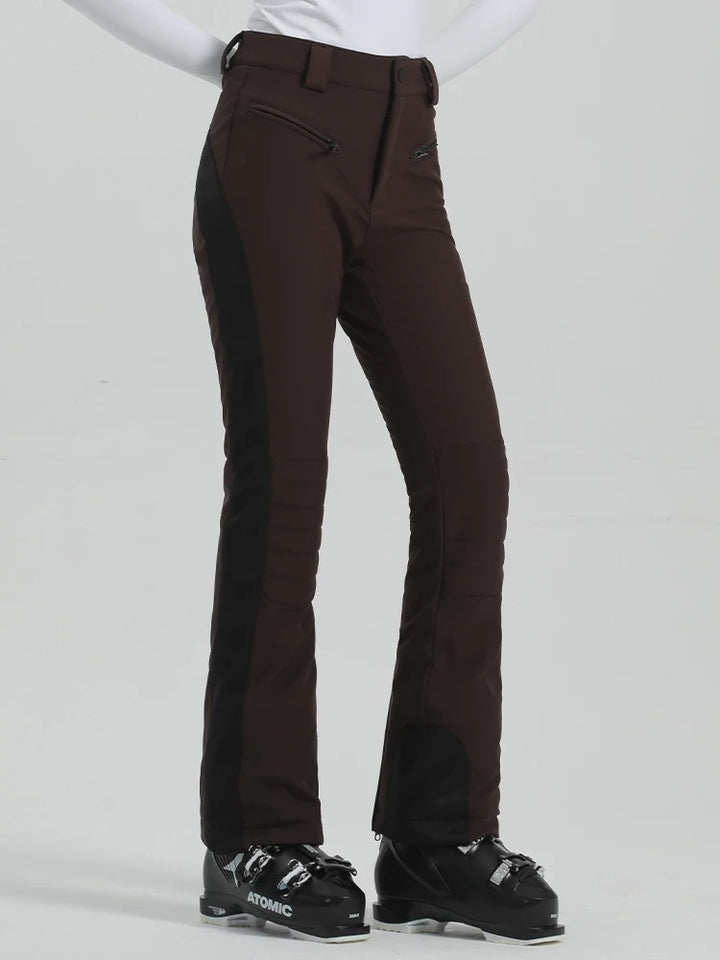 Schlanke Passform Skihose Damen | Hohe Taille