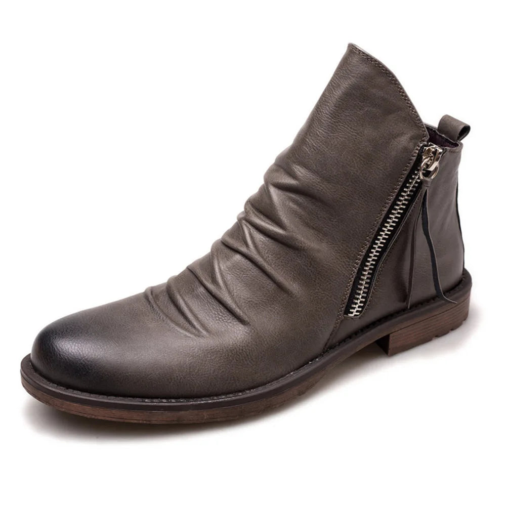 Herren Knöchel Stiefel | Reißverschluss