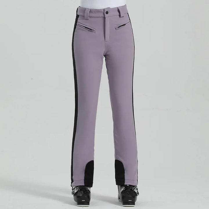 Schlanke Passform Skihose Damen | Hohe Taille