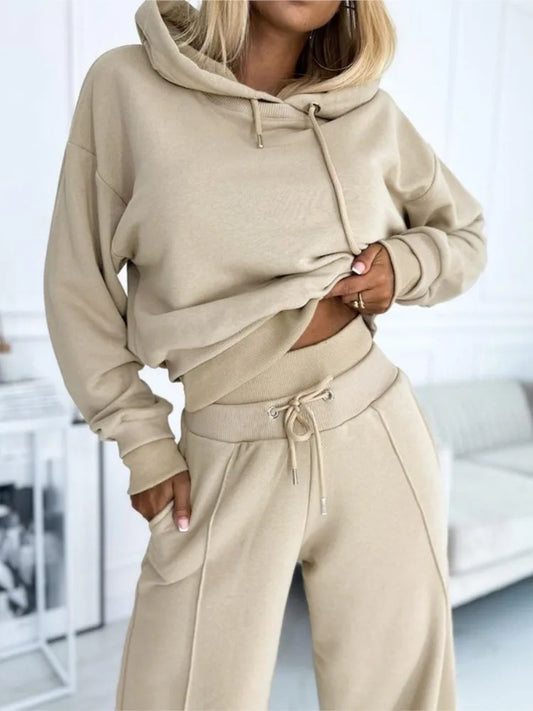 Leona | Damen Zweiteiler-Set | Beige