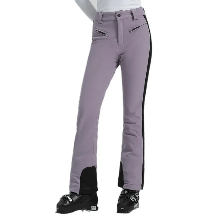 Schlanke Passform Skihose Damen | Hohe Taille