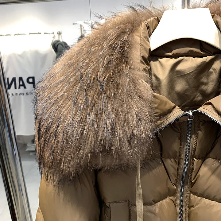 Kurz Daunenjacke Damen | Stilvoller Kragen
