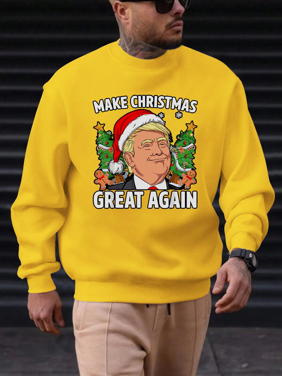 Weihnachtpullover Herren | Gedruckt