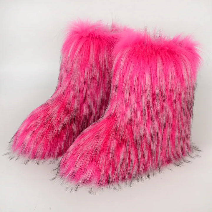 Damen Flauschig Stiefel | Winter