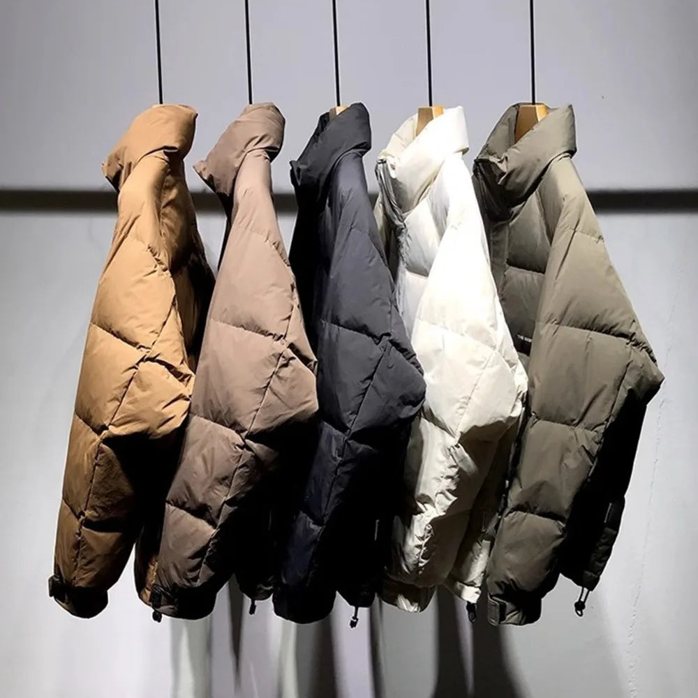 Herren Winter Jacke | Seitliche Reißverschlusstasche