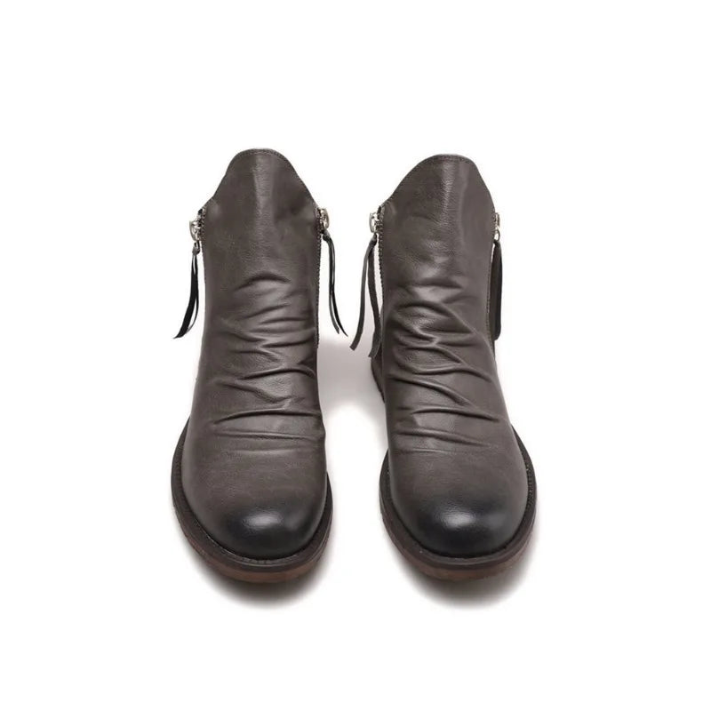Herren Knöchel Stiefel | Reißverschluss