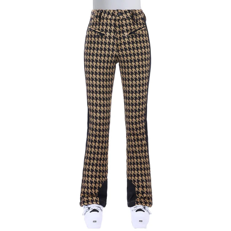 Schlanke Passform Skihose Damen | Hohe Taille