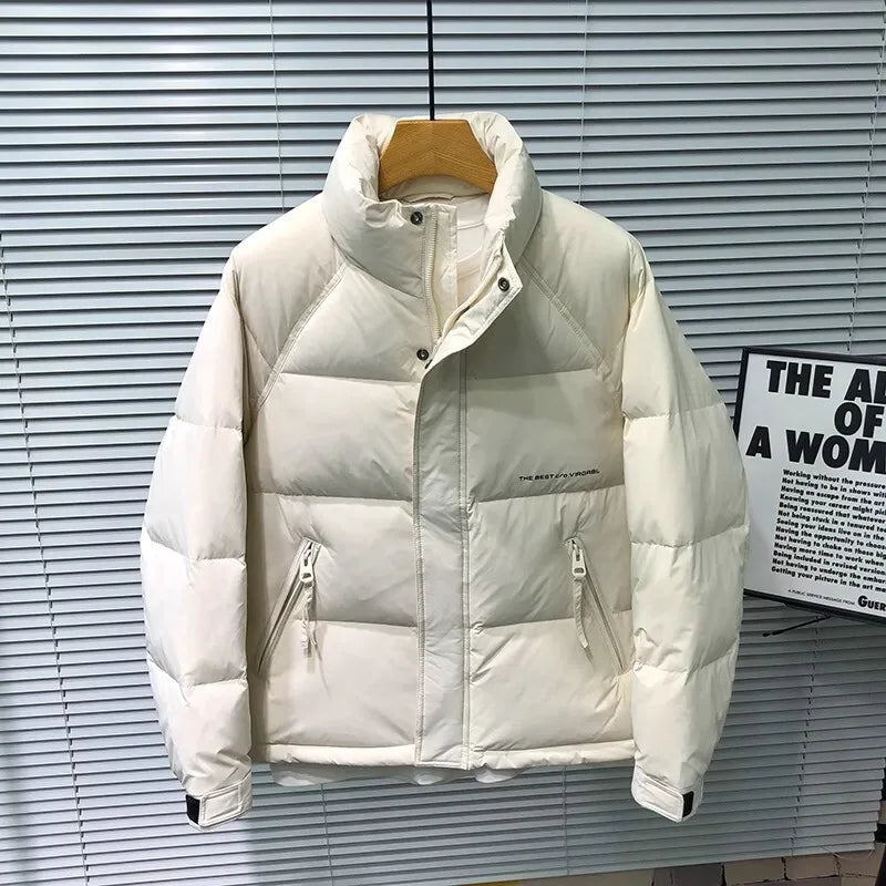 Herren Winter Jacke | Seitliche Reißverschlusstasche