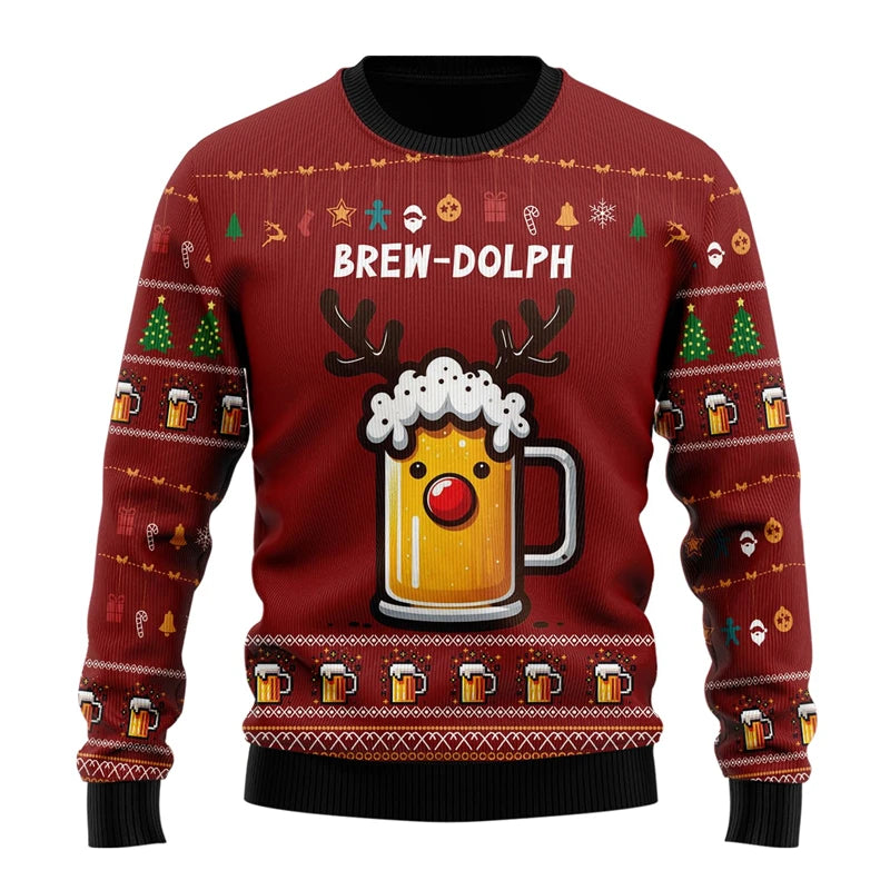 Lustig Weihnachtspullover Unisex | Bar Partei