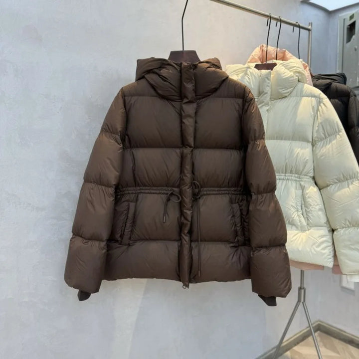 Modisch Daunenjacke Damen | Kordelzug