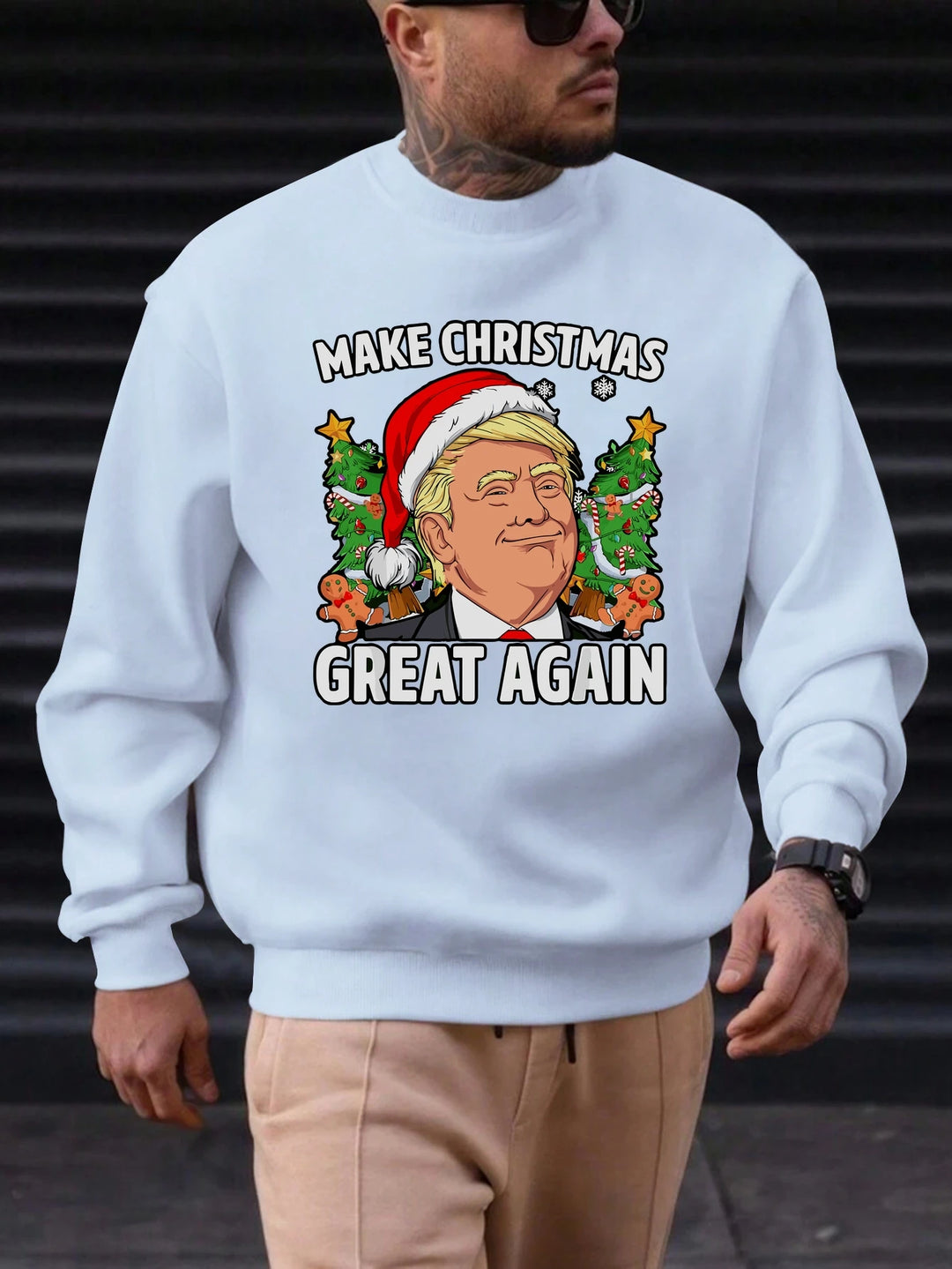 Weihnachtpullover Herren | Gedruckt