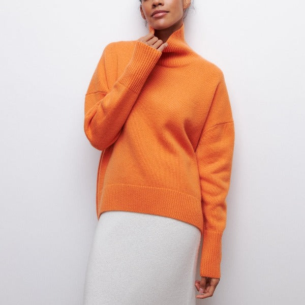 Damen Rollkragen Pullover in Übergröße | Strick