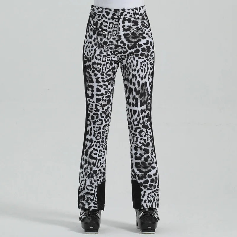 Schlanke Passform Skihose Damen | Hohe Taille