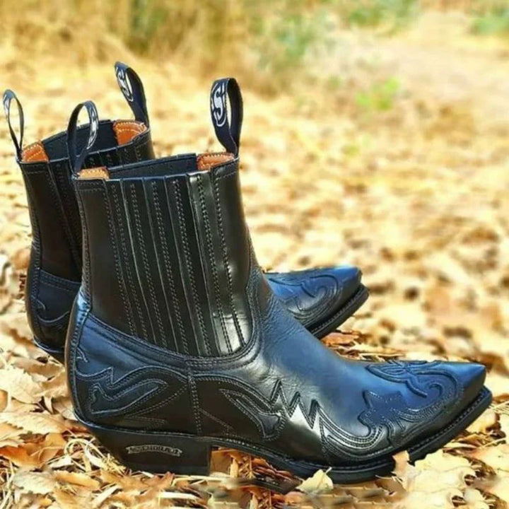 Herren Cowboy Hineinschlüpfen Stiefel | Knöchellang