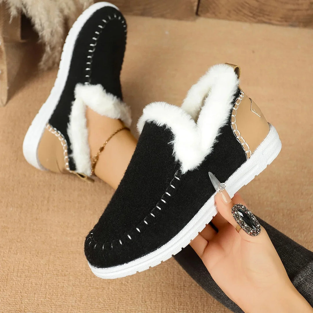 Damen Winterschnee Stiefel | Slip-on