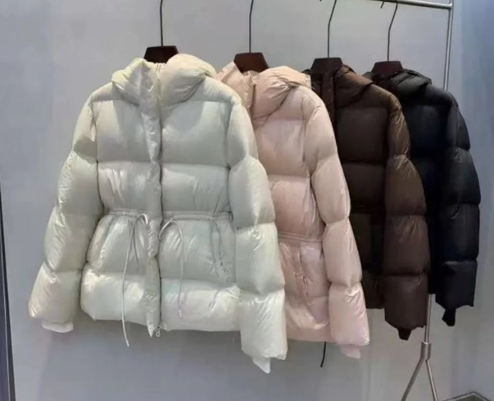 Modisch Daunenjacke Damen | Kordelzug