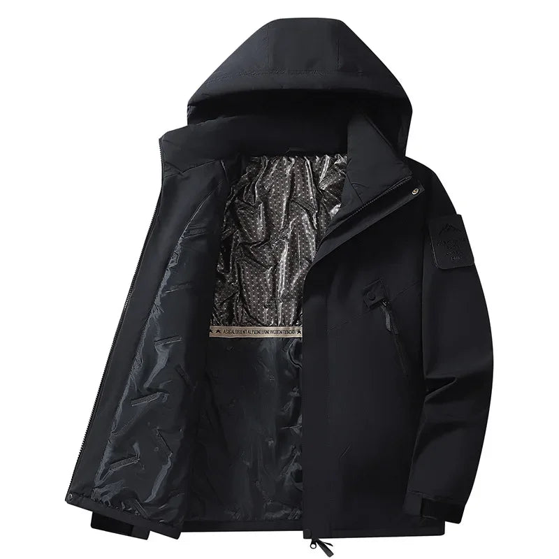 Winter Skijacke Unisex | Abnehmbare Kappe