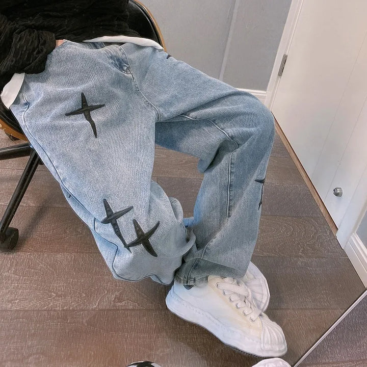 Herren Mode Baggy Jeans | Vintage