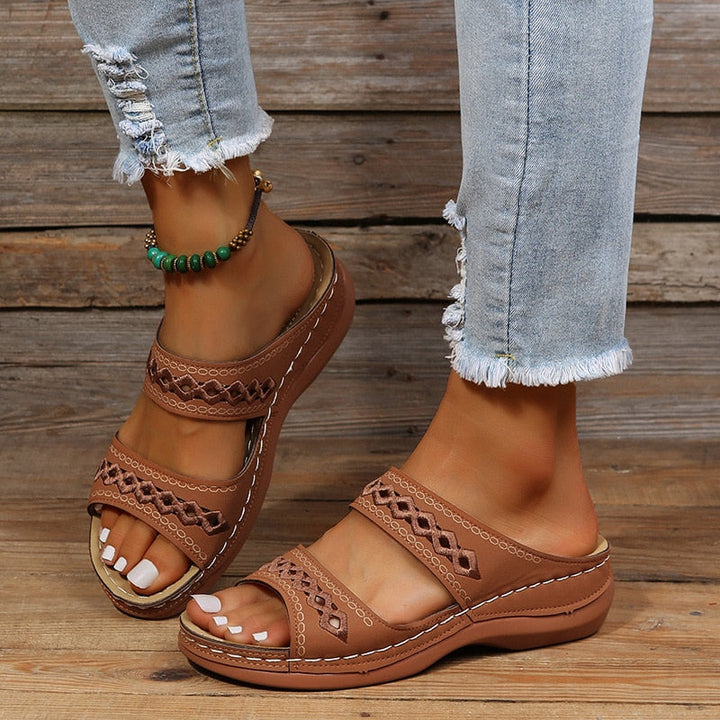 Bequeme Damen Sandalen Zum Hineinschlüpfen | Sommer