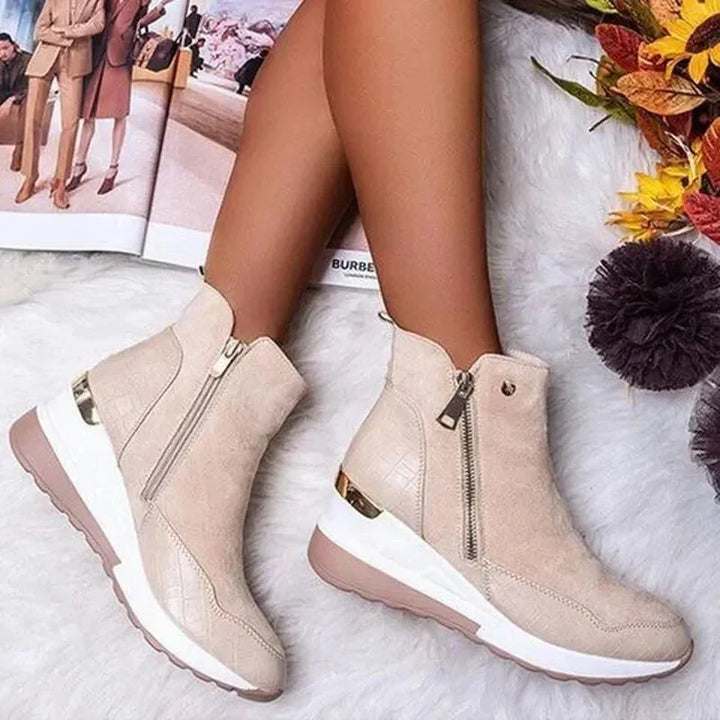 Orthopädisch Winterstiefel Damen | Keilabsatz