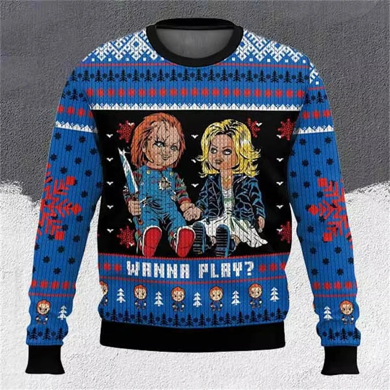 Übergröße Weihnachtspullover Herren | Straßenmode