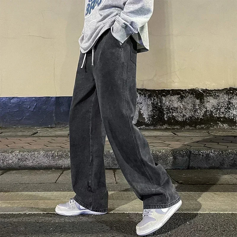 Herren Straßenmode Baggy Jeans | Weite Beinpartie