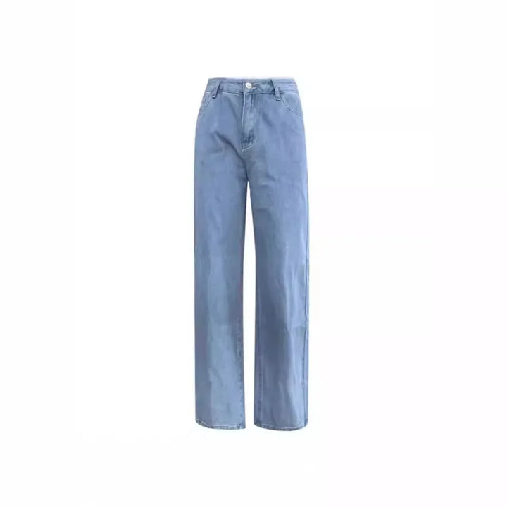 Damen Mittelhoch Baggy Jeans | Klassisch