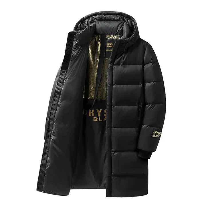 Herren Lang Winter Jacke | Mit Kapuze