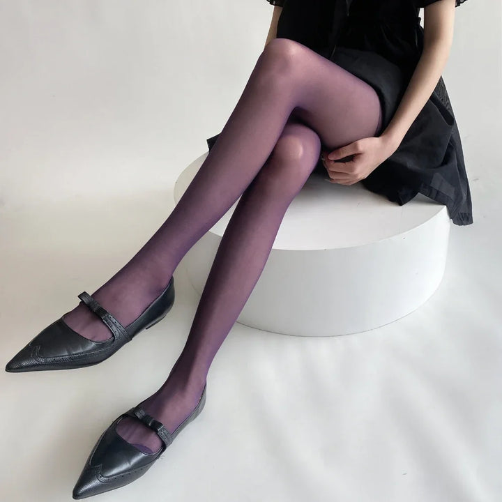Farbig Strumpfhose für Damen | Oberschenkelhoch