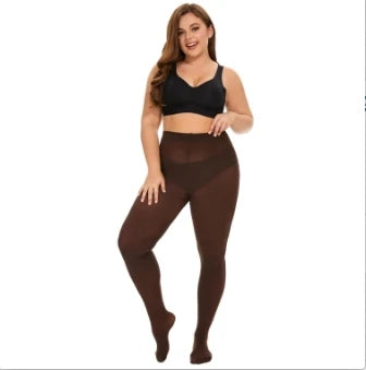 Transparent Strumpfhose für Damen | Übergröße